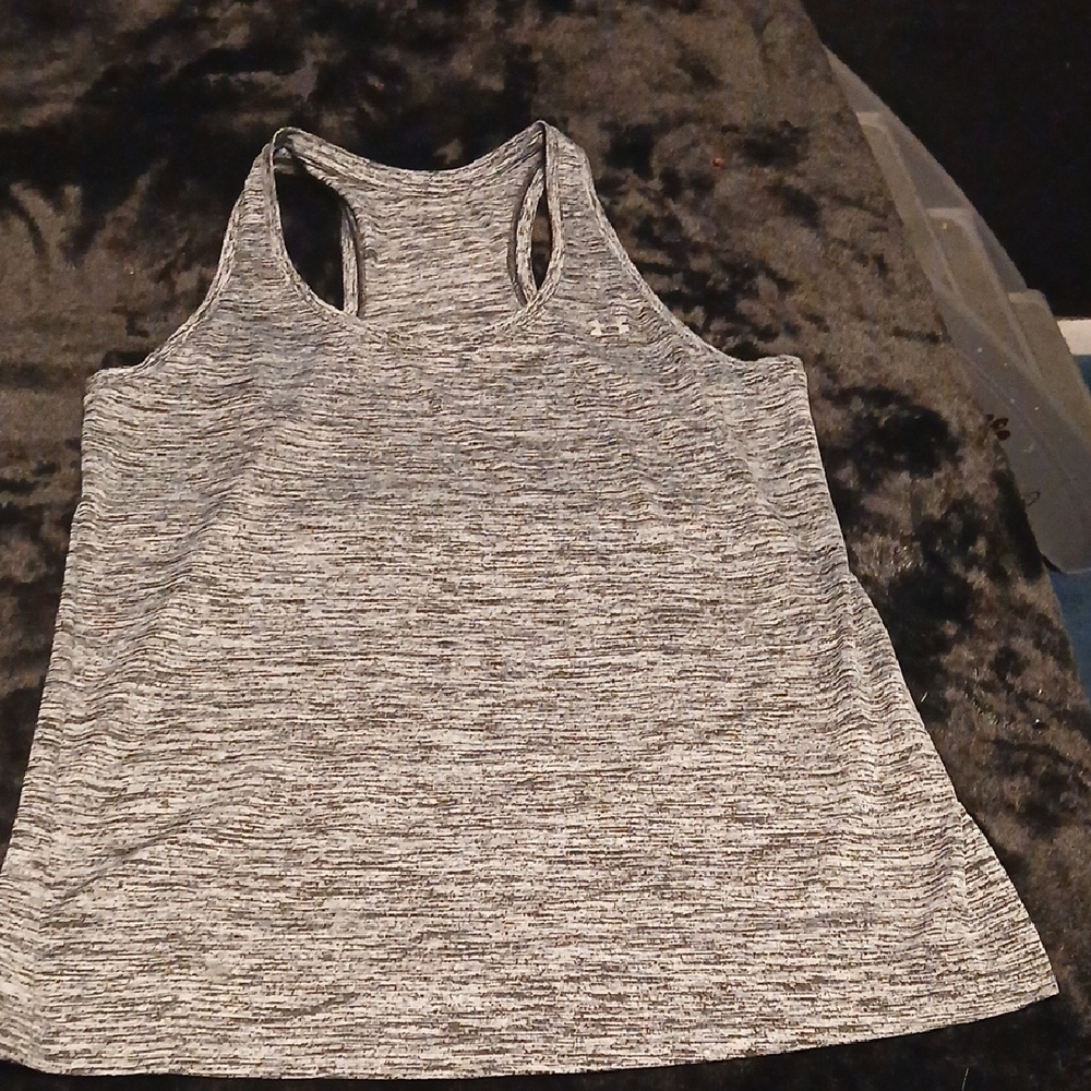 Under Armour Women's Gray Marled Racerback Tank